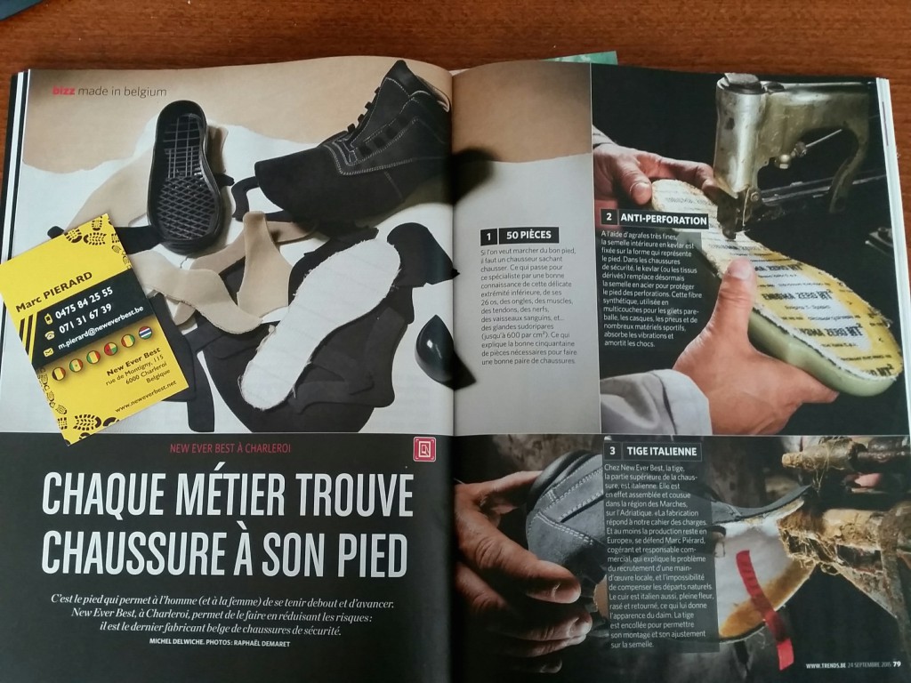 Article du 24 Septembre 2015 : Magazine Trends-Tendances