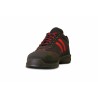chaussure de sécurité noire et rouge